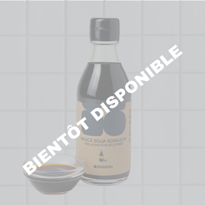 SOYA SAUCE AGED IN CYPRESS BARRELS